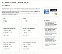 educ alcool BAC calculator